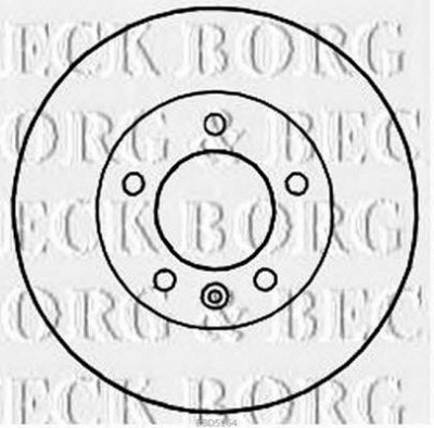 BORG & BECK bbd5164 -  Тормозной диск